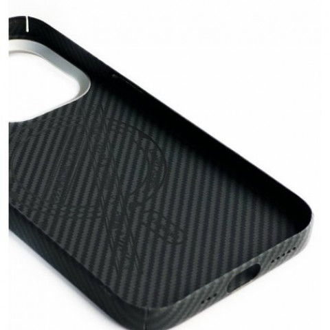 Чохол Blueo 600D All-Inclusive Aramid Fiber with MagSafe для iPhone 15 Pro Black (B48)