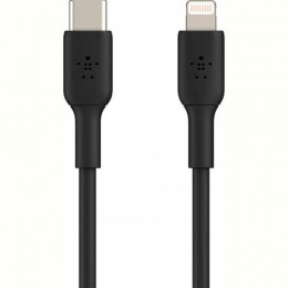 Кабель Belkin PVC USB-C - Lightning 1м Black (CAA003BT1MBK)