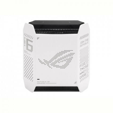 Бездротовий маршрутизатор Asus ROG Rapture Gaming Mesh System GT6 White 1pk (GT6-W-1-PK/90IG07F0-MU9A30)