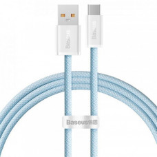 Кабель Baseus Dynamic USB-USB Type-C, 20V/5A, 100W, 1м Blue (CALD000603)