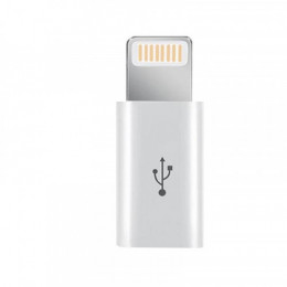 Адаптер XoKo AC-030 microUSB-Lightning White (XK-AC030-WH)