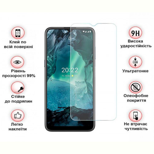 Захисне скло BeCover для Nokia G21/G11/G11 Plus Crystal Clear Glass 3D (708094)