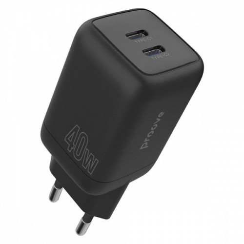 МЗП Proove Silicone Power 40W (Type-C + Type-C) black Купити в Україні