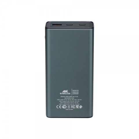 Портативний зарядний пристрій Rivacase, 20000 mA, RIVAPOWER VA1022 (Grey)