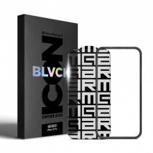 Захисне скло з аплікатором ArmorStandart Infinity Black Icon 2.75D для Apple iPhone 15 Pro (ARM77822)