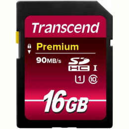 Карта пам`ятi SDHC 16GB UHS-I Class 10 Transcend Premium (TS16GSDU1)