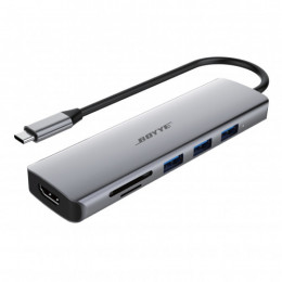 Концентратор FrimeCom USB-C Boyye 6-в-1 (UC-602)