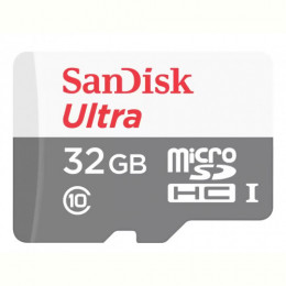 Карта пам`яті MicroSDXC 32GB UHS-I Class 10 SanDisk Ultra R100/W10MB/s (SDSQUNR-032G-GN3MN)