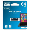 Флеш-накопичувач USB 64GB GOODRAM UCU2 (Cube) Black (UCU2-0640K0R11)