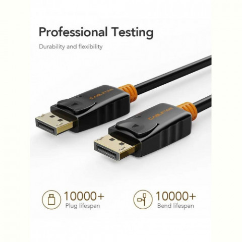 Кабель Cabletime DisplayPort - DisplayPort V 1.2 (M/M), 1 м Black (CD21H)