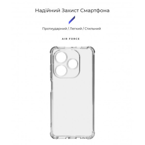 Чохол ArmorStandart Air Force для Infinix Smart 8 Camera cover Clear (ARM73220)