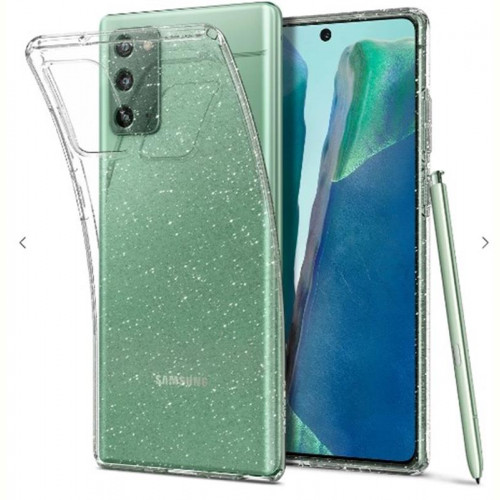 Чохол-накладка Spigen Liquid Crystal Glitter для Samsung Galaxy Note20 SM-N980 Crystal Quartz (ACS01416)