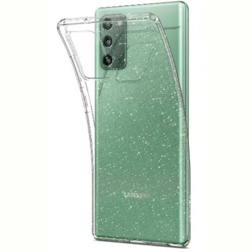 Чохол-накладка Spigen Liquid Crystal Glitter для Samsung Galaxy Note20 SM-N980 Crystal Quartz (ACS01416)