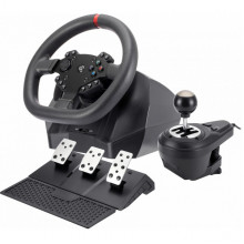 Ігрове кермо GamePro RW575PM з педалями та коробкою передач XBOX ONE/PS4/PS3/PC/SWITCH