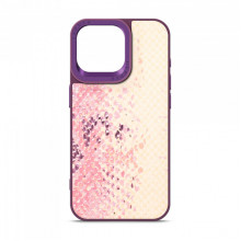 Чохол Harder Snake Pattern для Apple iPhone 15 Pro Max Pink (ARM76803)