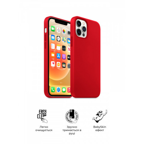 Чохол ArmorStandart ICON2 Case для Apple iPhone 12 Pro Max Red (ARM60576)