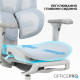 Крісло офісне OfficePro Elite OC950GLB Gray/Light Blue Купити в Україні