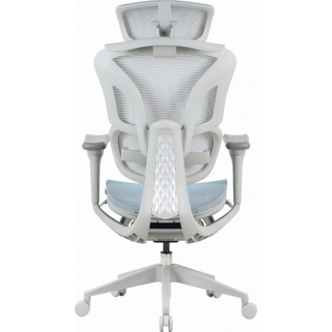 Крісло офісне OfficePro Elite OC950GLB Gray/Light Blue Купити в Україні