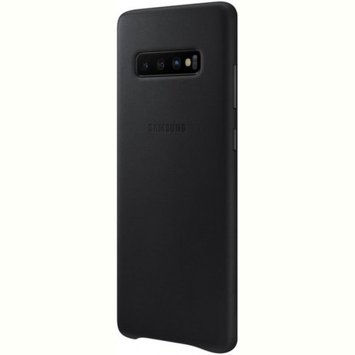 Чохол-накладка Samsung Leather Cover для Samsung Galaxy S10+ SM-G975 Black (EF-VG975LBEGRU)