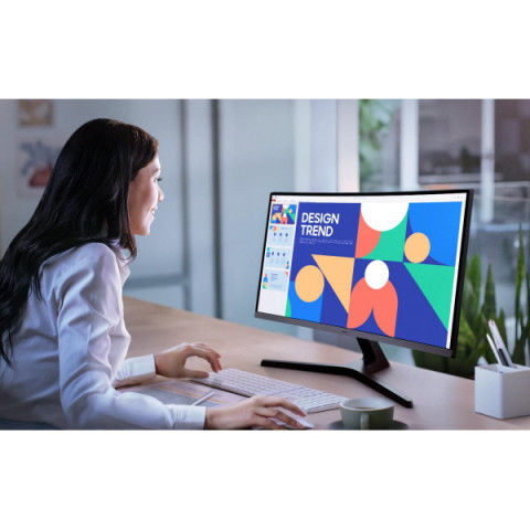 Монітор Samsung 27" S27D390 D-Sub, HDMI, VA, 100Hz, 4ms, CURVED