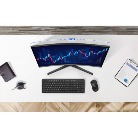 Монітор Samsung 27" S27D390 D-Sub, HDMI, VA, 100Hz, 4ms, CURVED