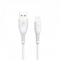 Кабель SkyDolphin S08L USB - Lightning 1м, White (USB-000560)