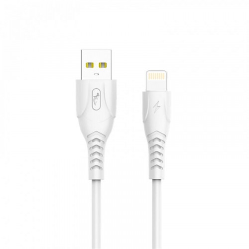 Кабель SkyDolphin S08L USB - Lightning 1м, White (USB-000560)