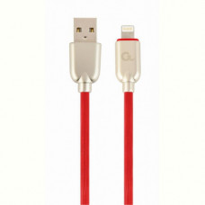 Кабель Cablexpert (CC-USB2R-AMLM-2M-R) USB 2.0 - Lightning, преміум, 2м, червоний