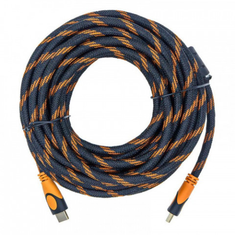 Кабель Grand-X (HDN10-4K) HDMI-HDMI, 4K, Cu, нейлон. оплетення, 10м