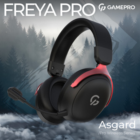 Бездротова ігрова гарнітура GamePro Asgard Freya Pro (HSW201BR) Купити в Україні