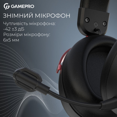 Бездротова ігрова гарнітура GamePro Asgard Freya Pro (HSW201BR) Купити в Україні