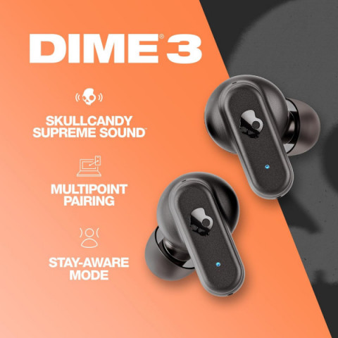 Навушники SkullCandy DIME 3 True Black (S2DCW-R740)