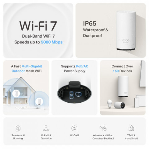 WiFi Mesh-система TP-Link Deco BE25-Outdoor (1-pack)