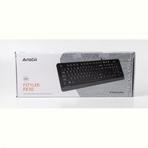 Клавіатура A4Tech FK10 Ukr Grey