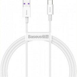 Кабель Baseus Superior USB-USB Type-C, 3A, 66W, 1м White (CATYS-02)