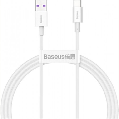 Кабель Baseus Superior USB-USB Type-C, 3A, 66W, 1м White (CATYS-02)