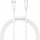 Кабель Baseus Superior USB-USB Type-C, 3A, 66W, 1м White (CATYS-02)