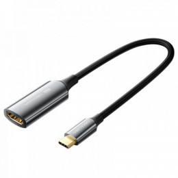 Кабель Vention USB Type-C - HDMI V 2.0, (F/M), 0.25m, Grey (CREBC)