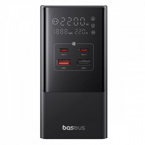 Мережевий фільтр Baseus Power Combo Tower Digital (3*AC+2*USB+2*Type-C 35W 1.5m) black Купити в Україні
