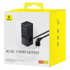 Мережевий фільтр Baseus Power Combo Tower Digital (3*AC+2*USB+2*Type-C 35W 1.5m) black Купити в Україні