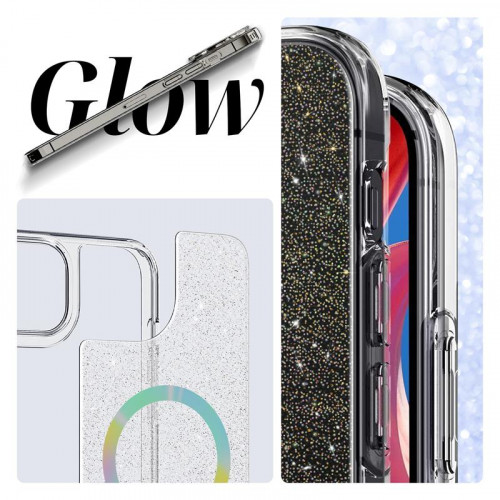 Чохол-накладка Armorstandart Glow Magsafe для Apple iPhone 14 Pro Max Transparent (ARM69725)