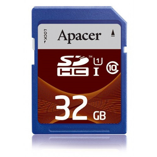 Карта пам`ятi SDHC 32GB UHS-I Class10 Apacer (AP32GSDHC10U1-R)