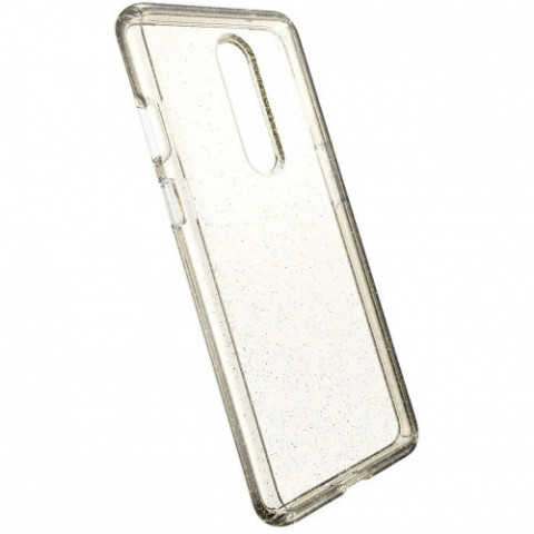 Чохол-накладка Speck Presidio Perfect для OnePlus 8 Clear-Gold Glitter (137003-5636)