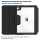 Чохол-книжка BeCover Rugged Origami Transparent з кріпленням Apple Pencil для Apple iPad Air (4/5) 2020/2022 10.9" Black (714967)
