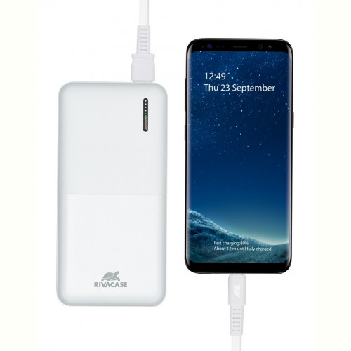 Універсальна мобільна батарея Rivacase VA2572 20000 mAh White (PB931088)