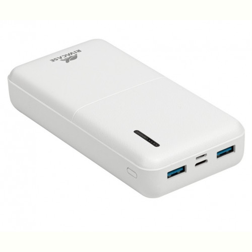 Універсальна мобільна батарея Rivacase VA2572 20000 mAh White (PB931088)