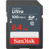 Карта пам`яті SDHC 64GB UHS-I Class 10 SanDisk Ultra (SDSDUNR-064G-GN3IN)