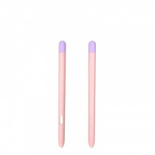 Чохол TPU Goojodoq Matt 2 Golor для стилуса Samsung Tab S7 11 T870 T875 S7 Plus 12.4 T970 T975 Pink/Violet (1005002873531246S7PV)