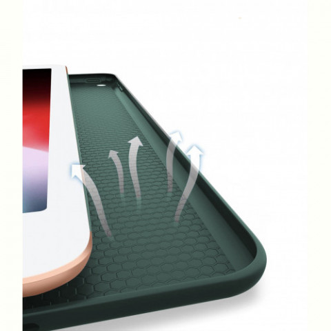 Чохол-книжка BeCover Tri Fold Soft TPU Silicone для Apple iPad Pro Pro 13" M4 2024 Dark Green (711752)