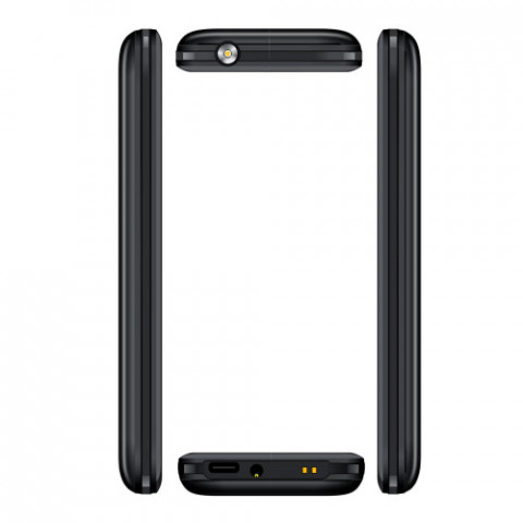 Мобiльний телефон 2E E280 2025 Dual Sim Black + батарея (794300868957)